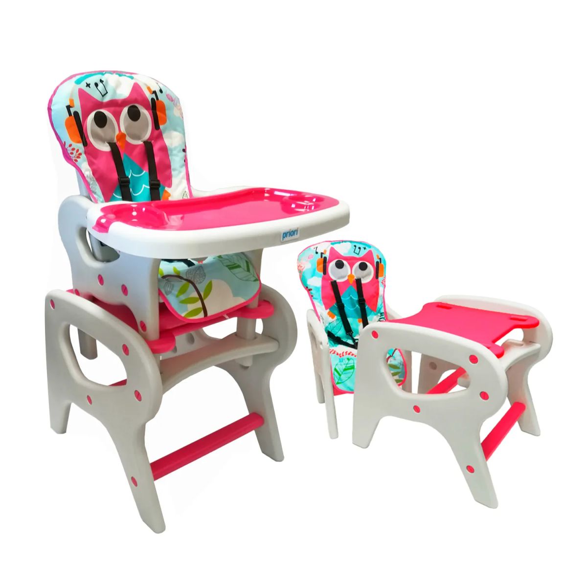 PRIORI - Comedor Bebe Escritorio Priori Rosa PCM10  Rosado
