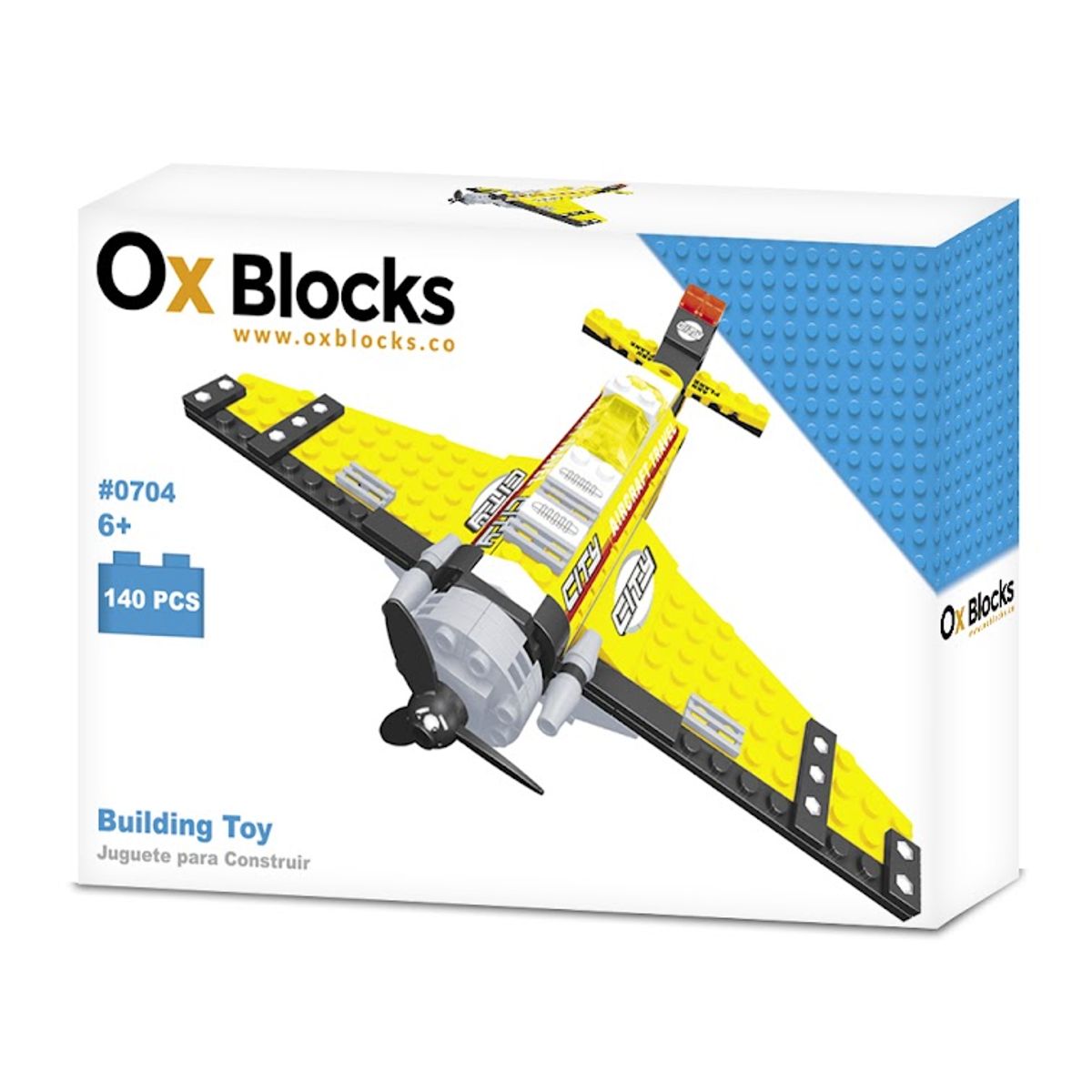OX BLOCKS - Avioneta - Juguete Para Construir  OX Blocks 0704