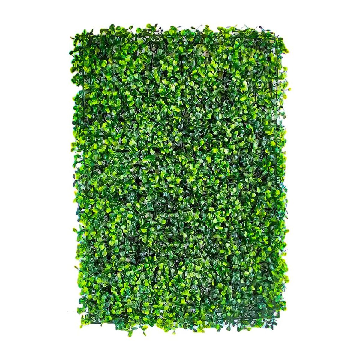 STAY ELIT - Panel decorativo muro follaje artificial verde 10 piezas 60x40 cm