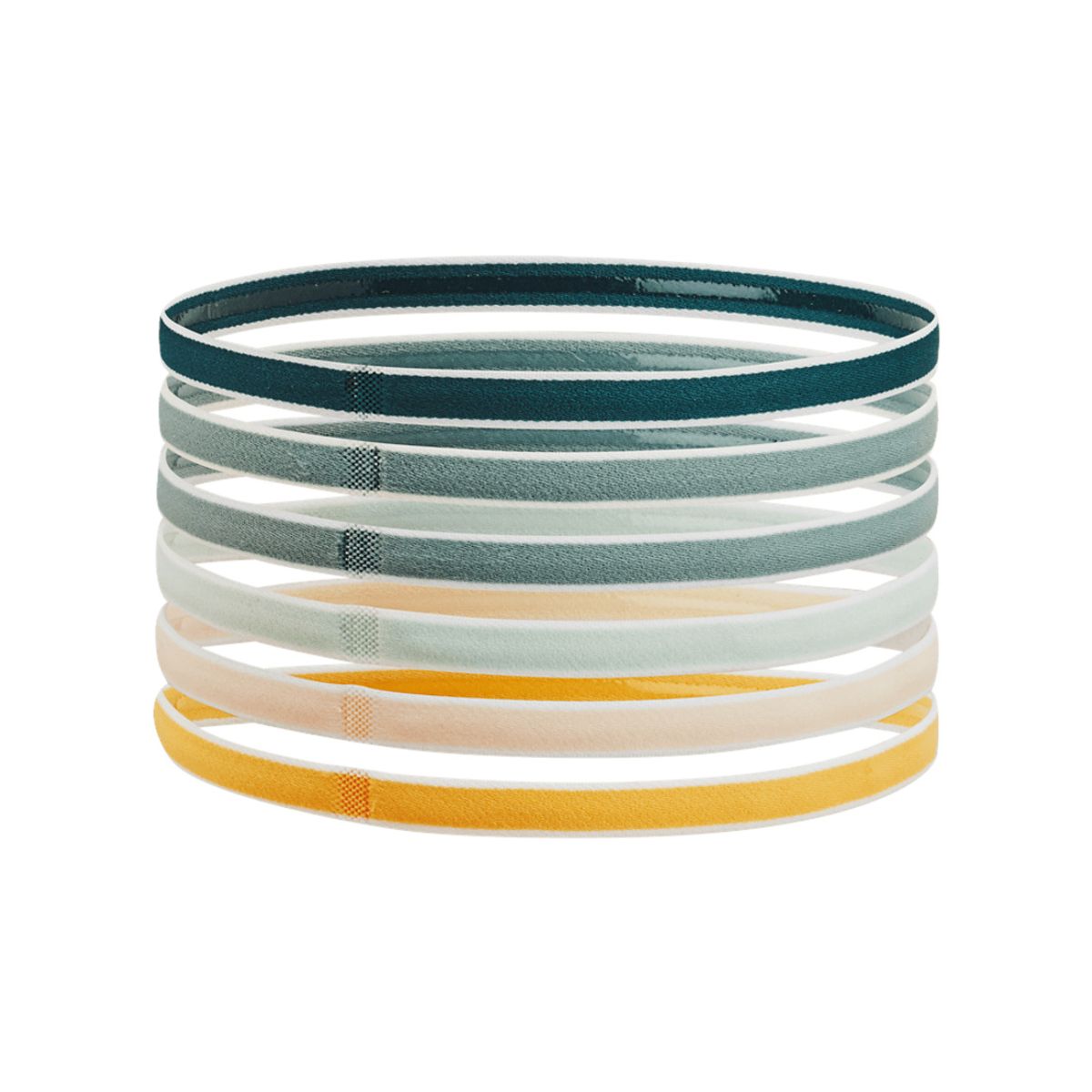 UNDER ARMOUR - Banda UNDER ARMOUR Mini Headbands (6Pk) para Mujer Verde 1286016-716-5VR UNDER ARMOUR