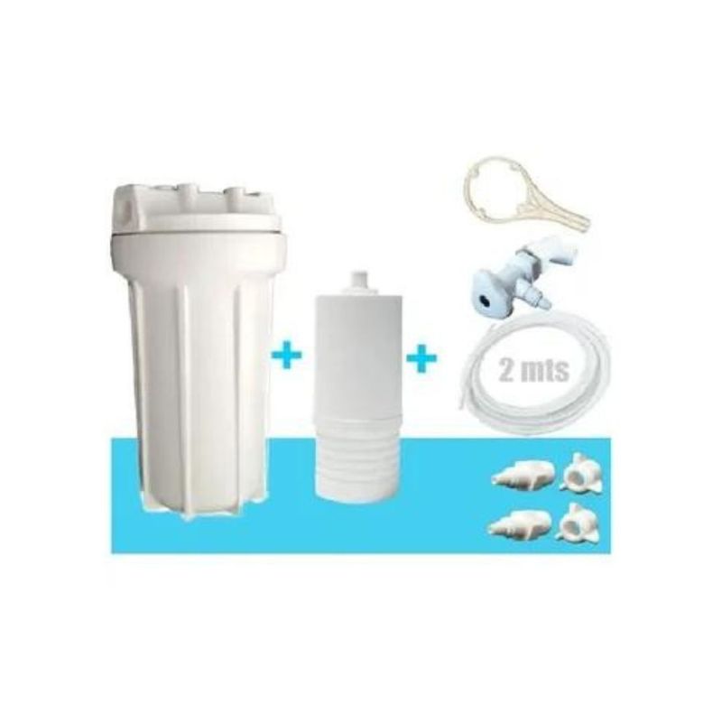 GENERICO - Filtro Agua Ozono Carcasa Kit De Instalación Completo