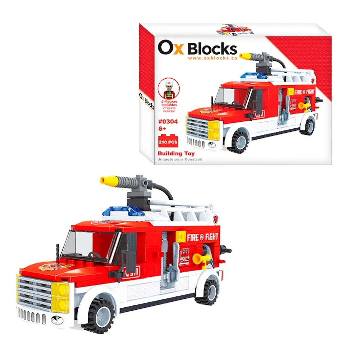 OX BLOCKS - OX Rescue Squad - Juguete Para Construir 207pcs