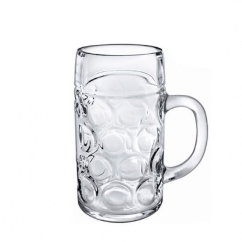 BORGONOVO - Copa de shot en forma de vaso de cerveza Borgonovo Vidrio 6 Piezas 1.8 Oz