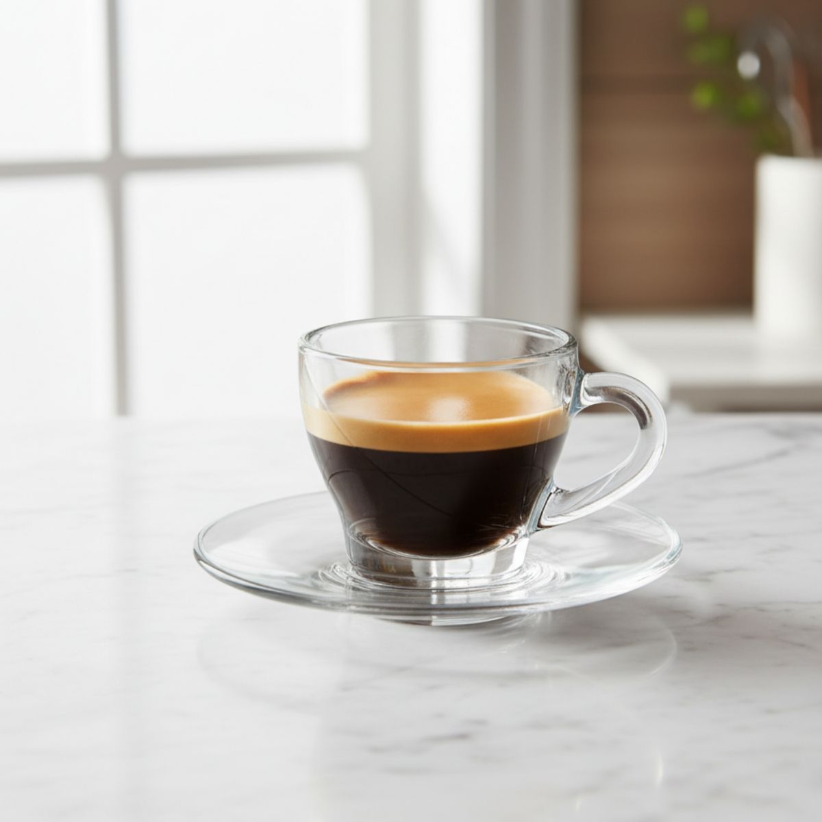 BORGONOVO - Taza de Vidrio Borgonovo: 180 ml