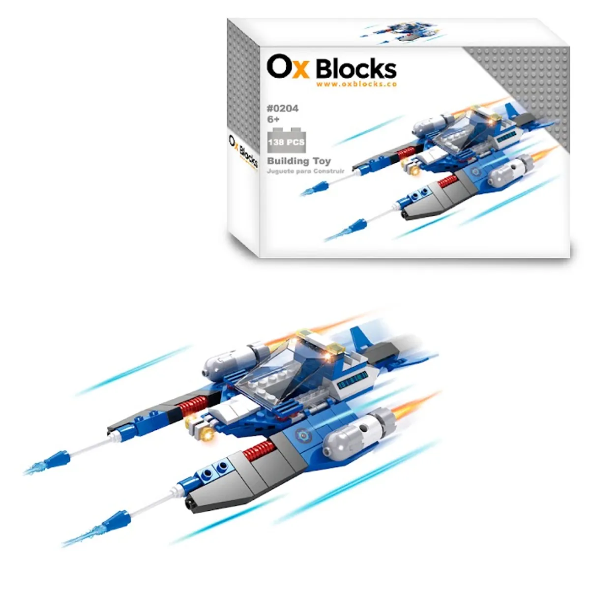 OX BLOCKS - OX Space Explorer - Juguete Para Construir 138pcs 0204