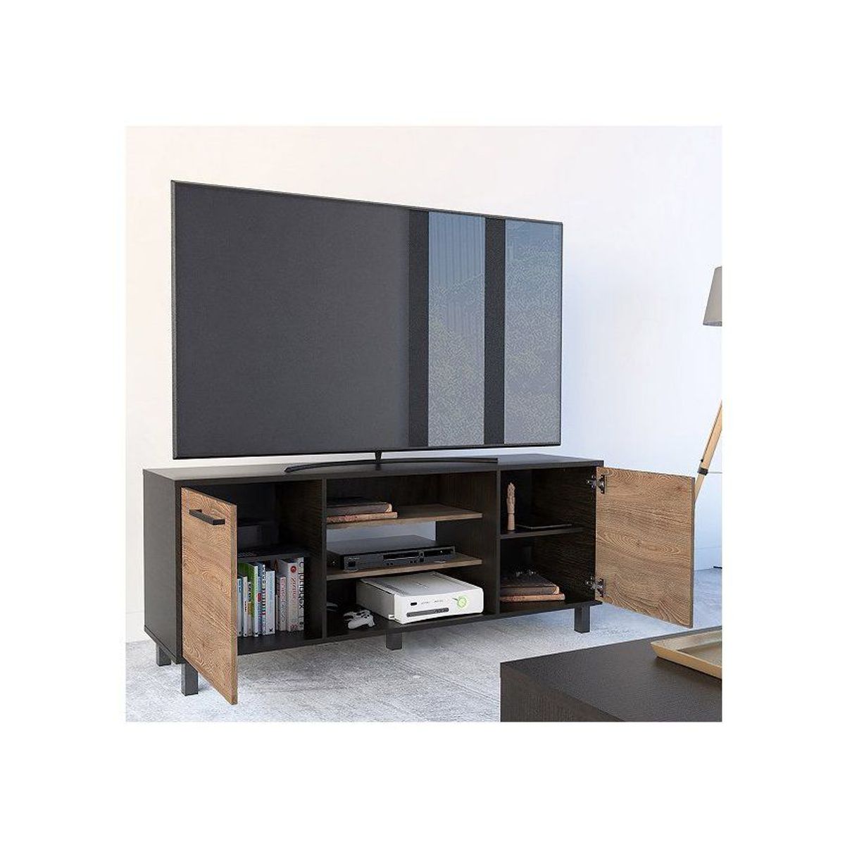 RTA DESIGN - Rack tv kaia rwm 3712 wengue + miel