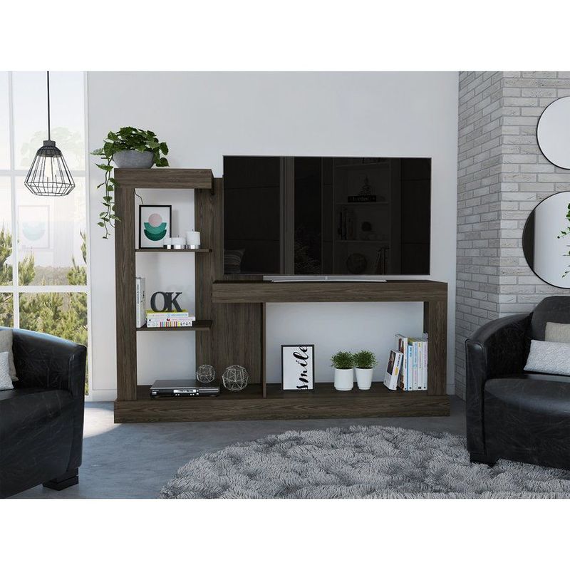 RTA DESIGN - Rack para tv minotti  rlc 4812 coñac 133,7 x 180 x 40 rta muebles