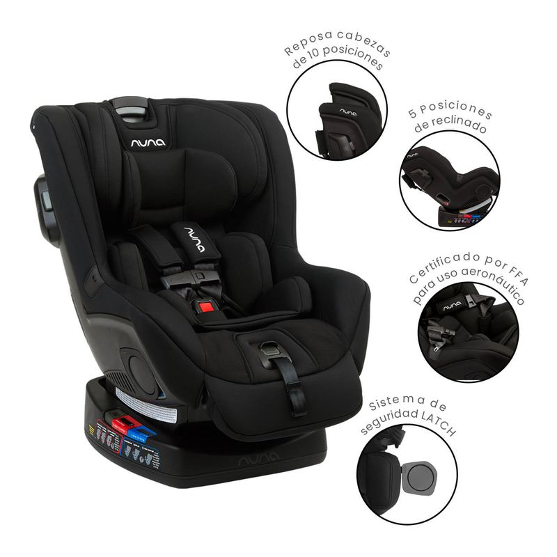 NUNA - Silla Carro Bebe Nuna Rava Caviar