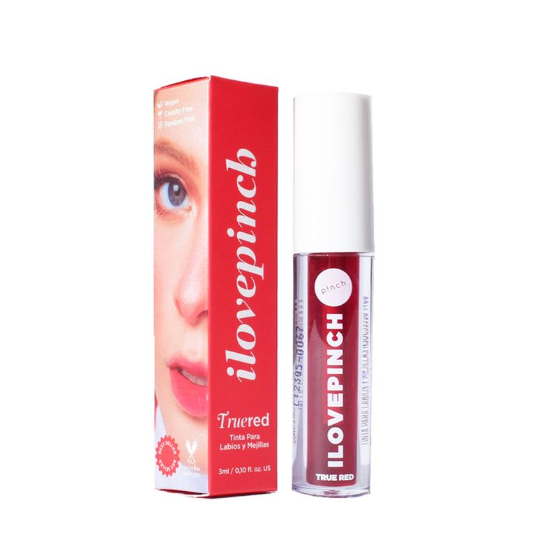 ILOVEPINCH - Tinta para labios y mejillas ILOVEPINCH True Red - Rojo 3ml