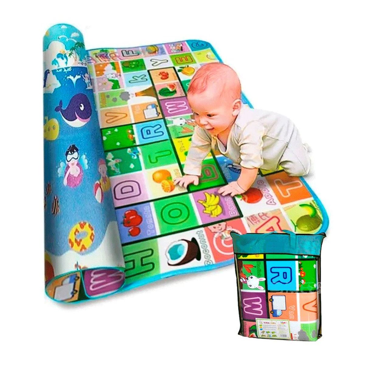 IMPORTADORA MAKA - Tapete Alfombra Infantil Niños Bebé Gateo