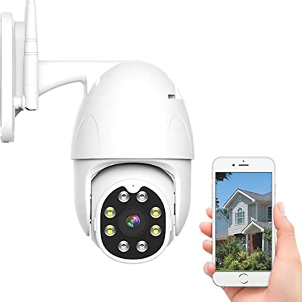 ONE PIXEL - Cámara de Seguridad Ptz Wifi Exterior HD 360 Grados