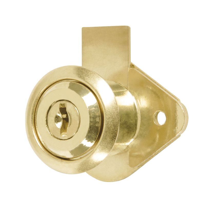 HERMEX - Cerradura O Chapa Para Mueble, Tipo Vertical, Color Latón Hermex