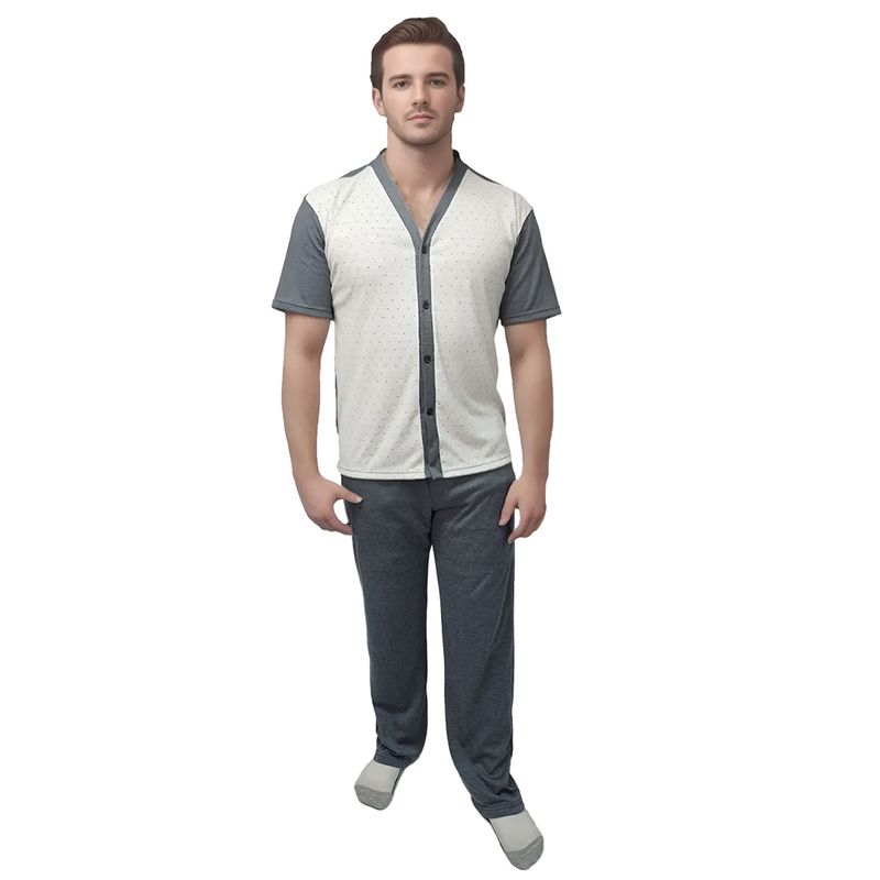 ROMANELLA - Pijama de  short Zeus CL para hombre abierta Romanella.-