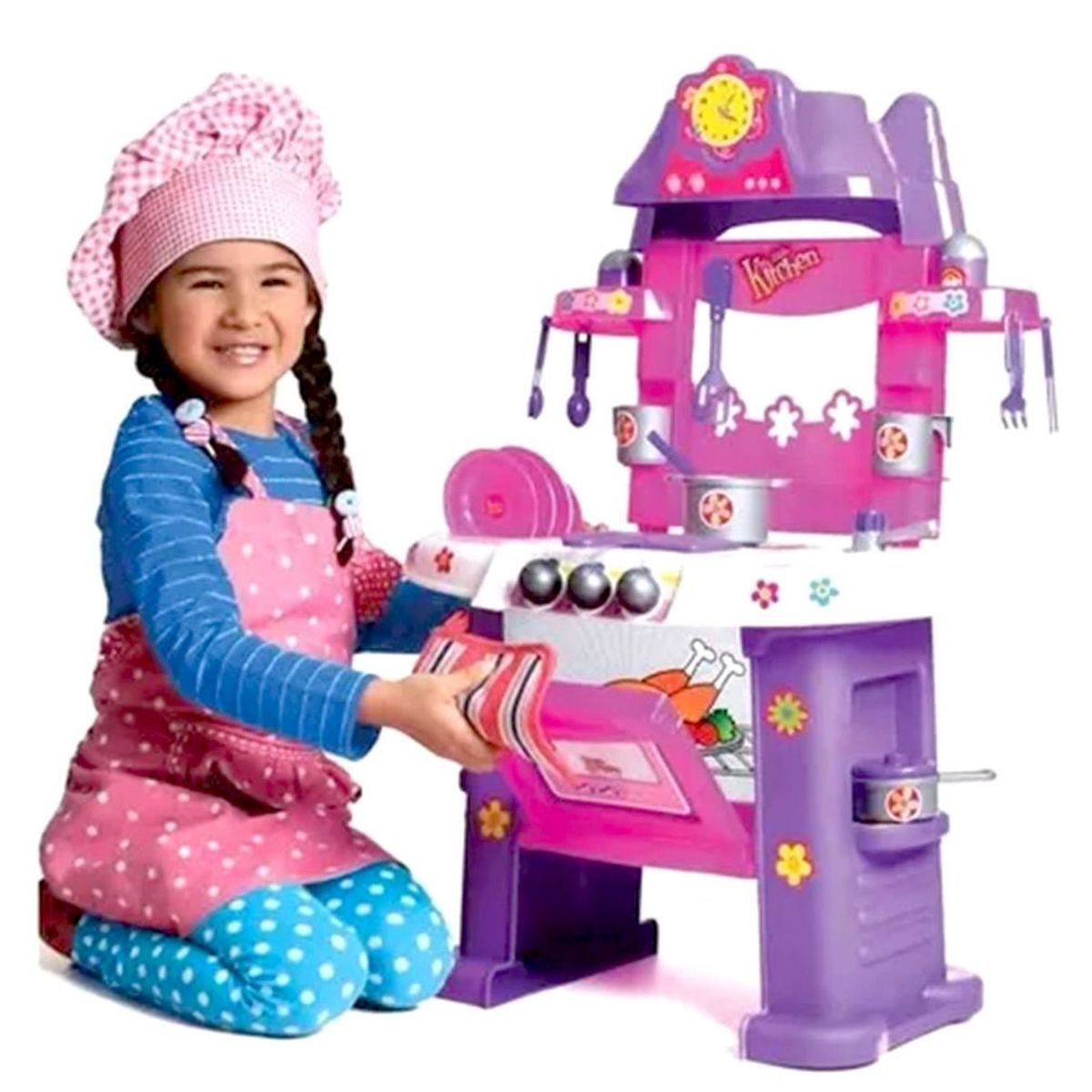 BOY TOYS - Cocina juguete Niñas Luces Y Sonido_.