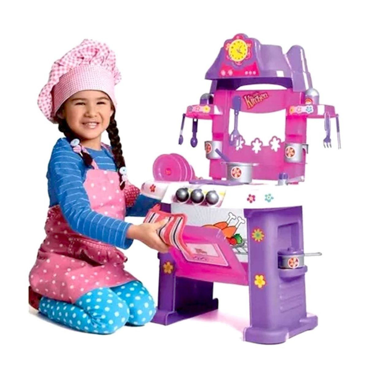 BOY TOYS - Cocina juguete Niñas Luces Y Sonido_.