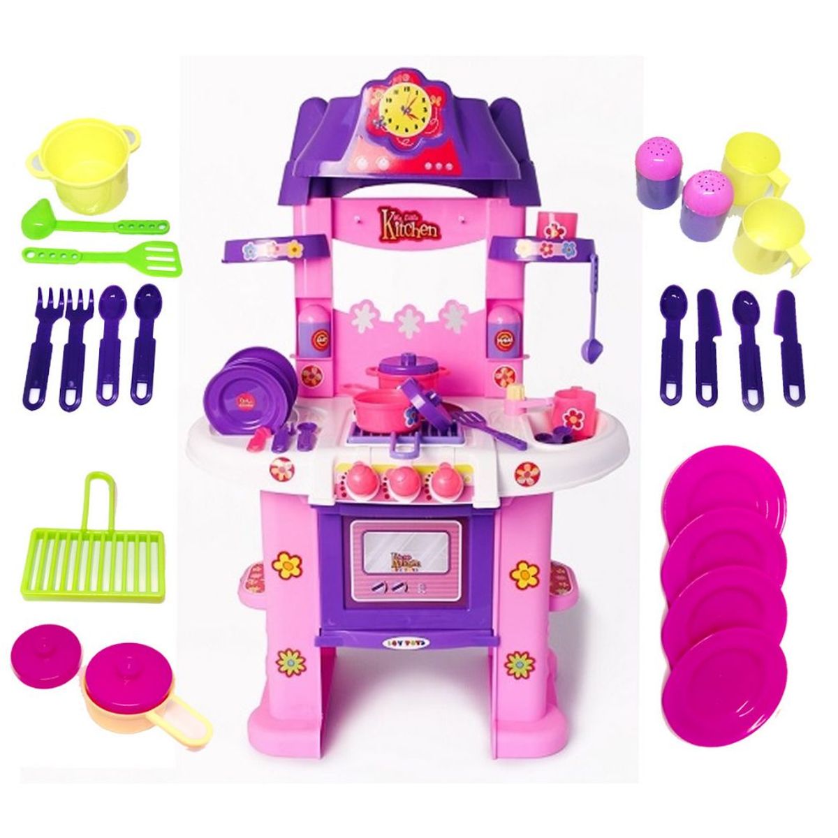 BOY TOYS - Cocina juguete Niñas Luces Y Sonido_.
