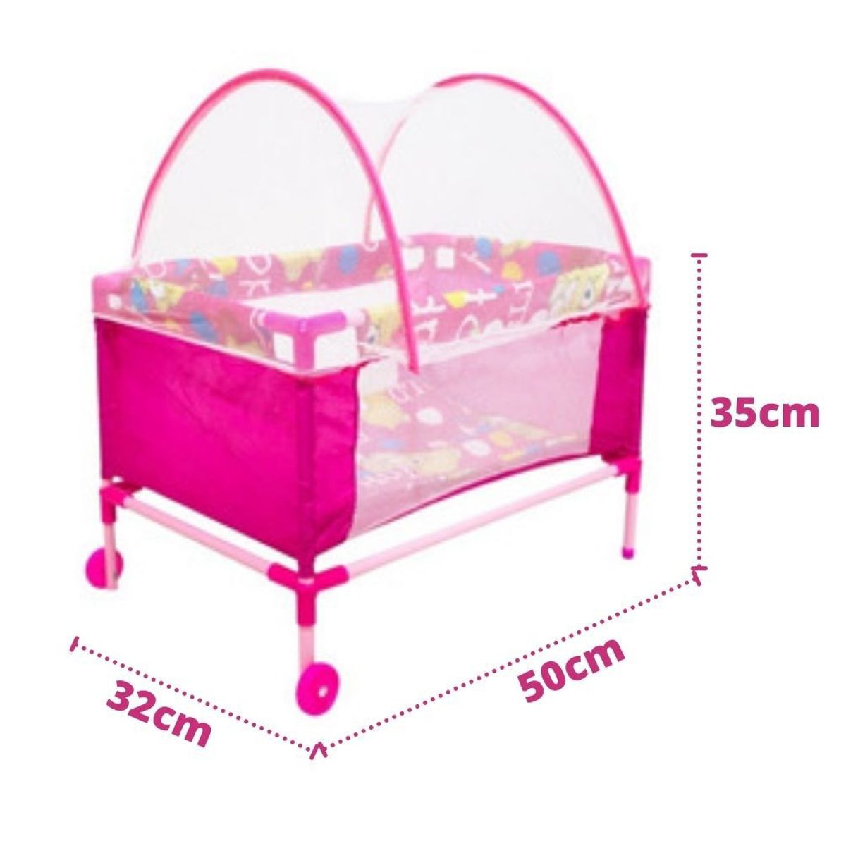INFANTILES ABBA - Corral O Cuna Para Muñecas estilo maleta niña