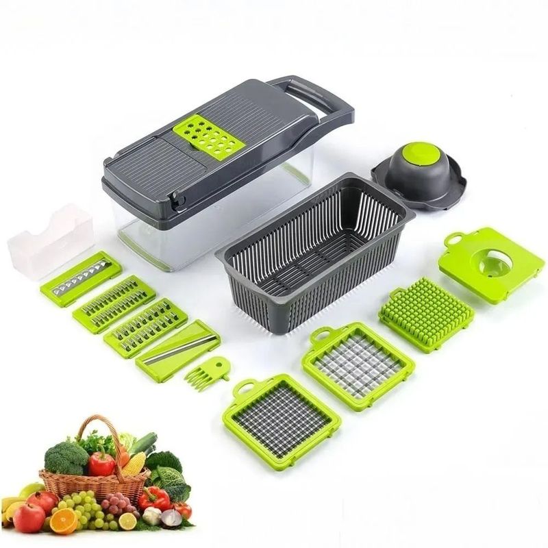 ONE PIXEL - Cortador De Verduras Multifuncional 7 Cuchillas ONE PIXEL