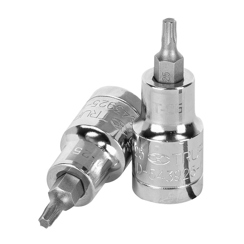 TRUPER - Copa Punta Torx T-25 Uso Profesional, Cuadrante De 1/2" Truper