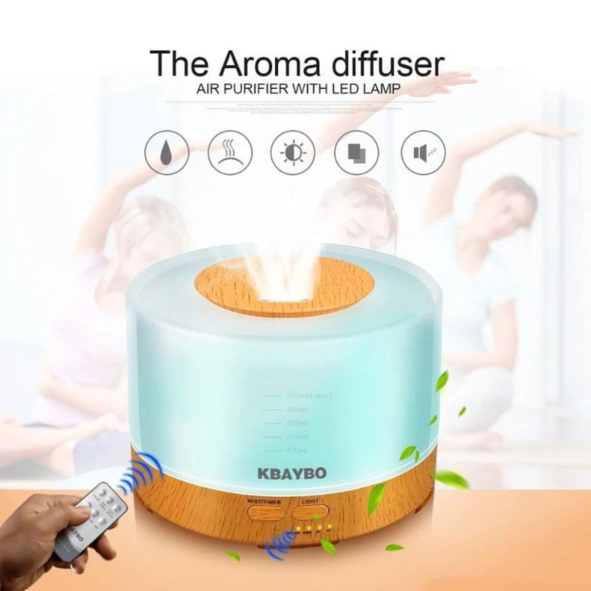 GENERICO - Difusor De Aromas Purificador De Ambiente