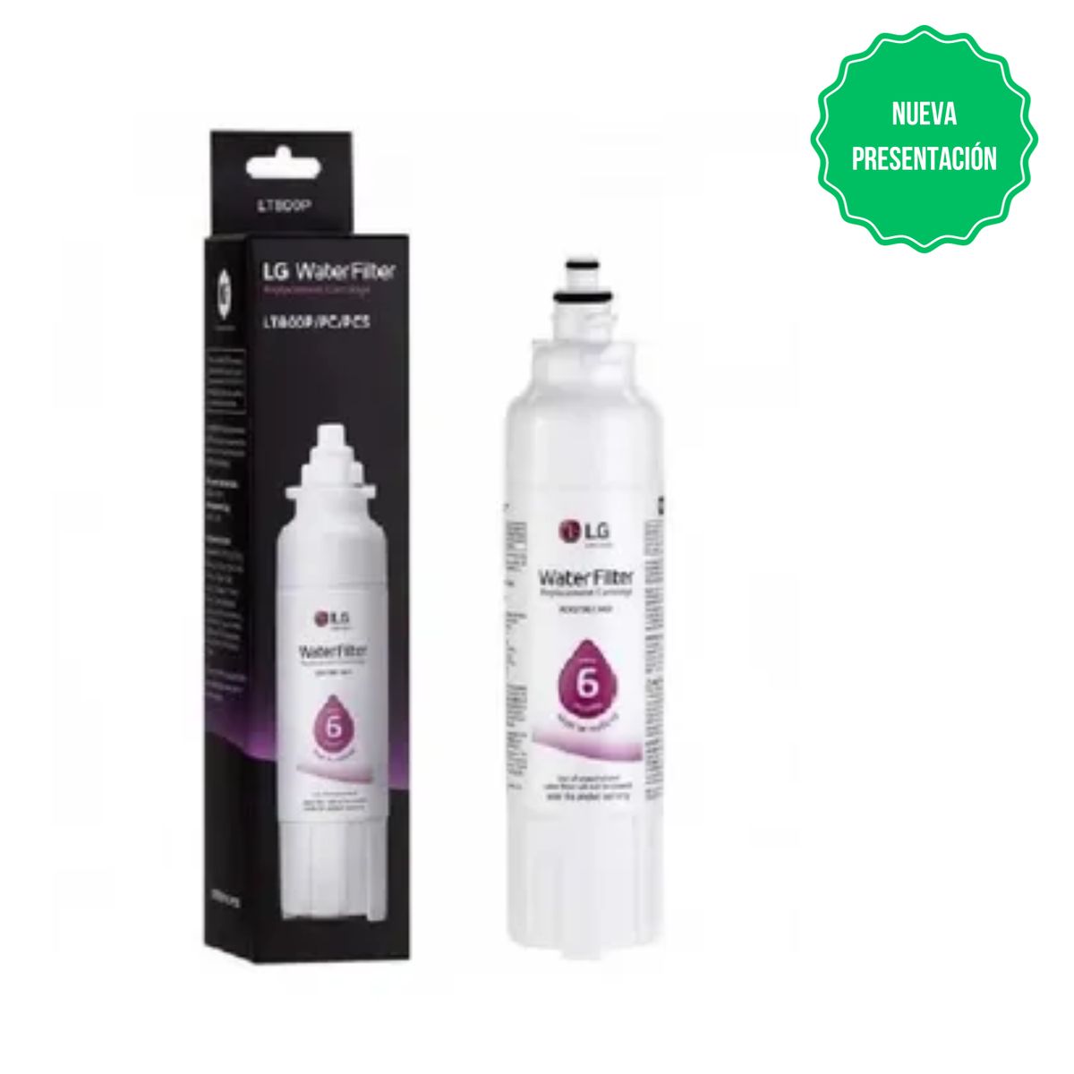 LG - Filtro de Agua LG ADQ73613401 - LT800P