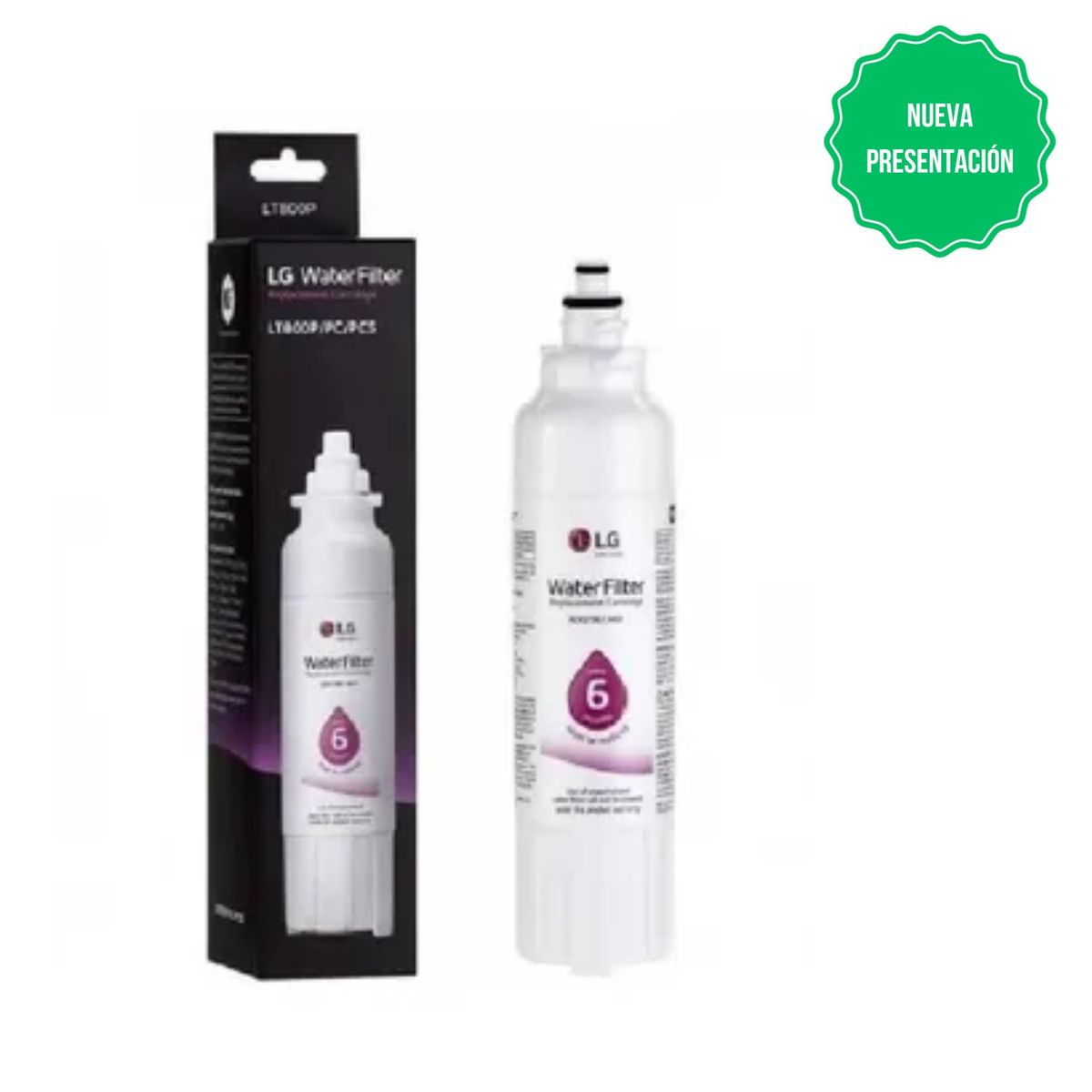 LG - Filtro de Agua LG ADQ73613401 - LT800P