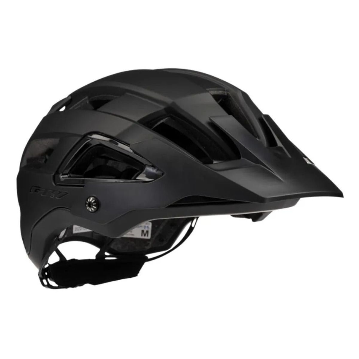 GW - Casco Para Bicicleta MTB Gw Enduro E2 Negro Mate Brillante