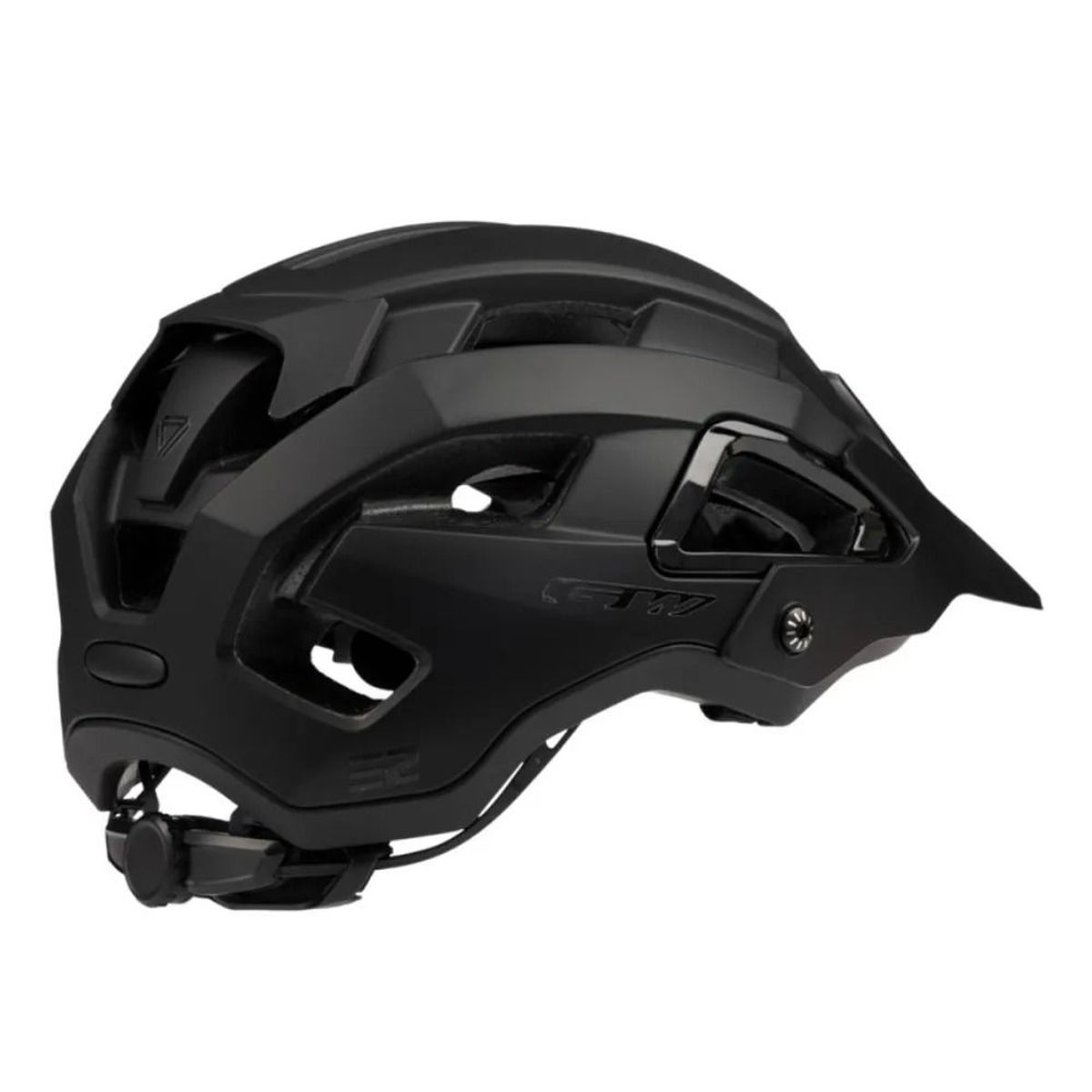 GW - Casco Para Bicicleta MTB Gw Enduro E2 Negro Mate Brillante