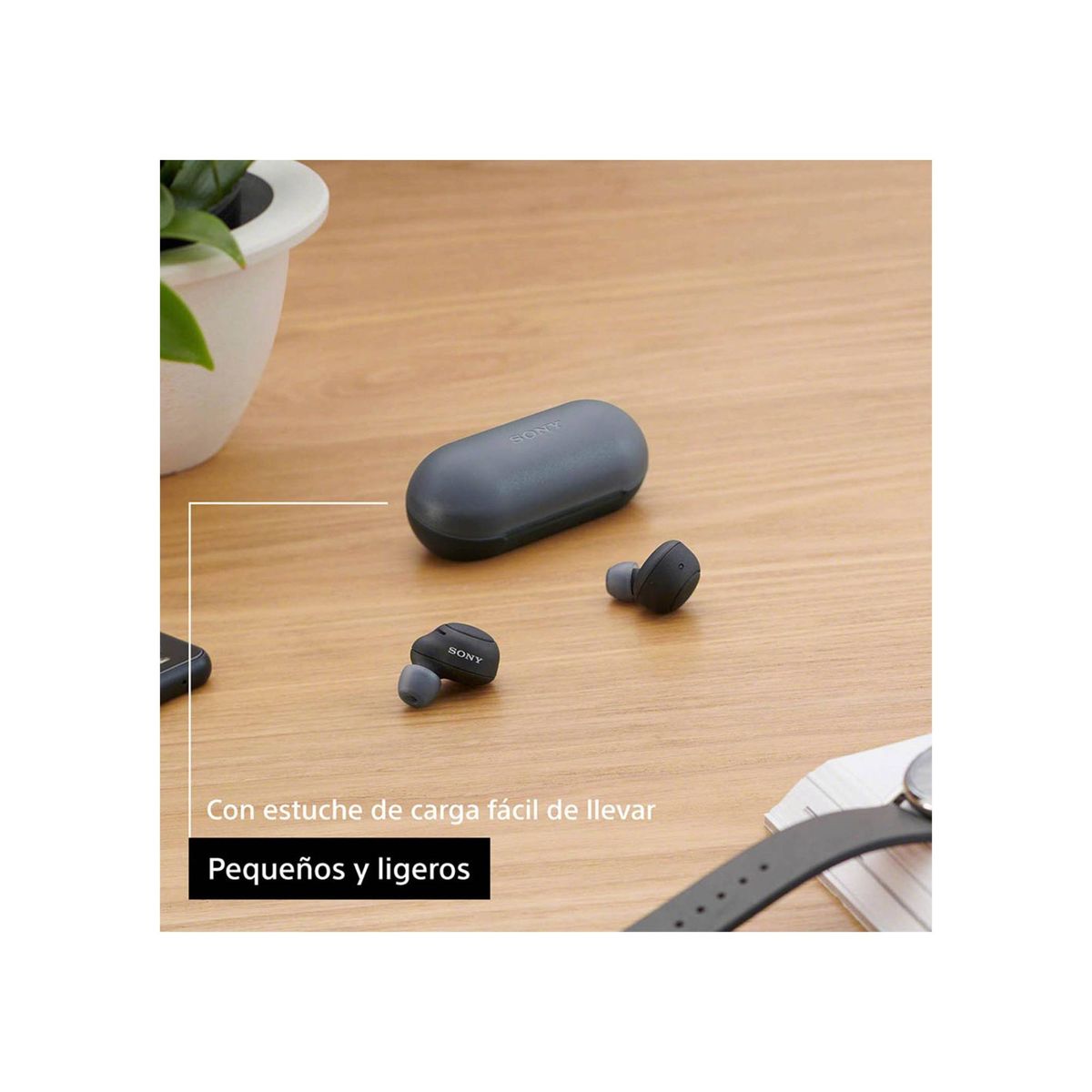 SONY - Audífonos SONY Negro True Wireless WFC500