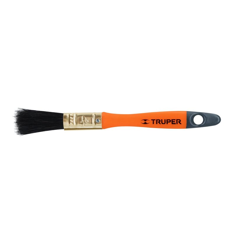 TRUPER - Brocha De 1/2" Con Mango De Plástico, Uso Profesional Truper