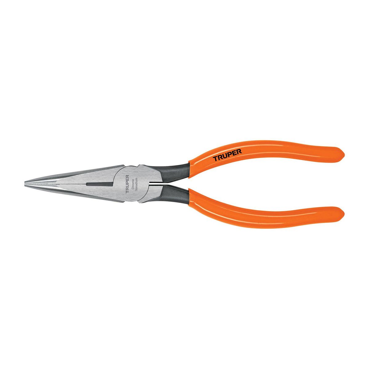 TRUPER - Alicate De Punta Larga Cónica De 8", Mango De Pvc Truper