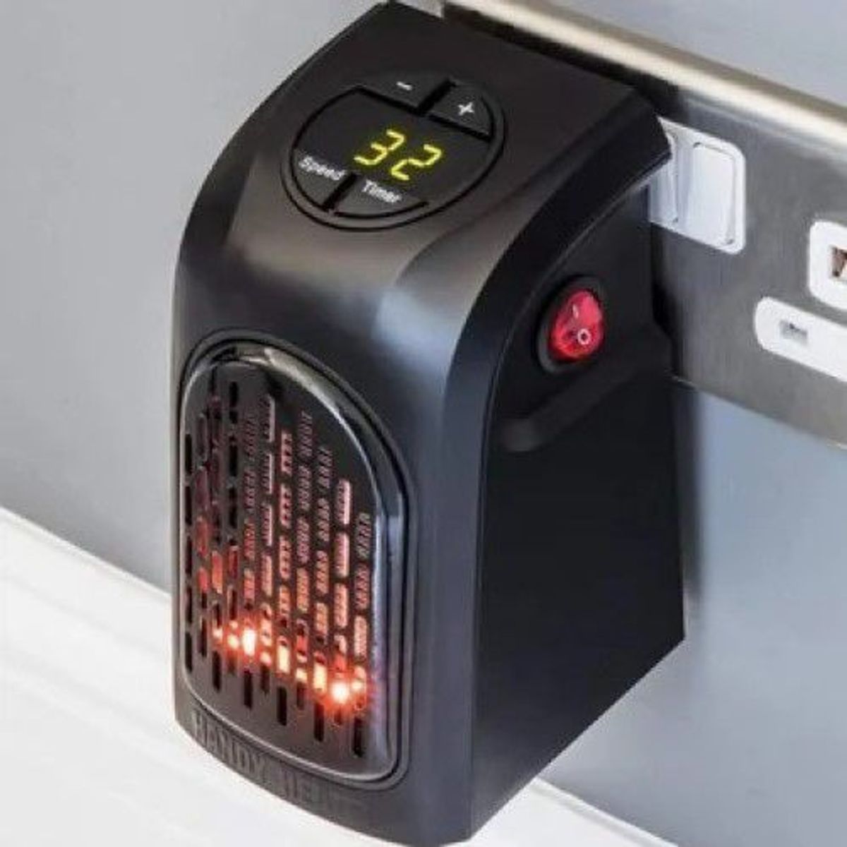 TECNOHOGAR JS - Calentador Ambiente Portátil Handy Heater Calefacción