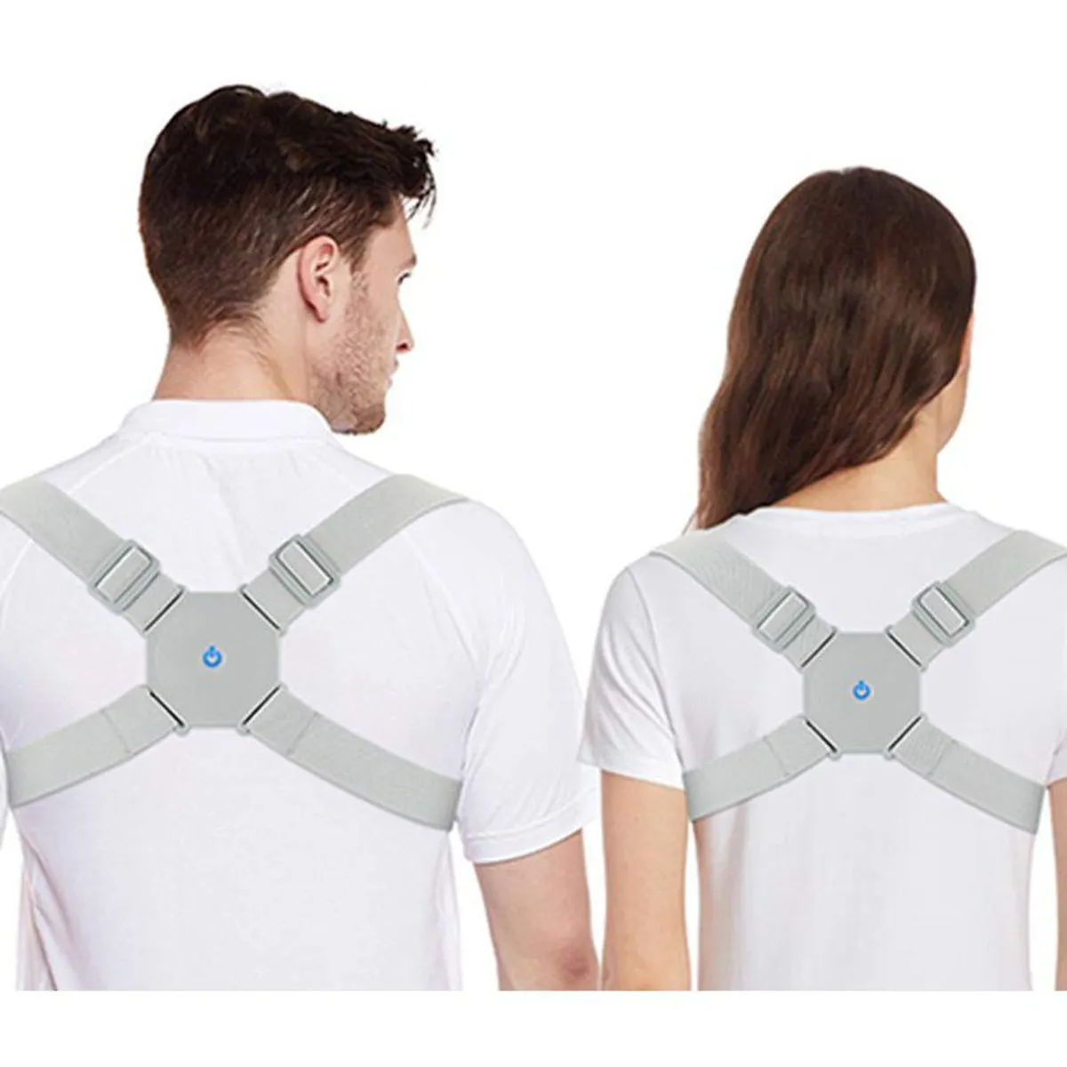 ZHOPI CO - Corrector De Postura Inteligente Vibracion Recargable Ajustable