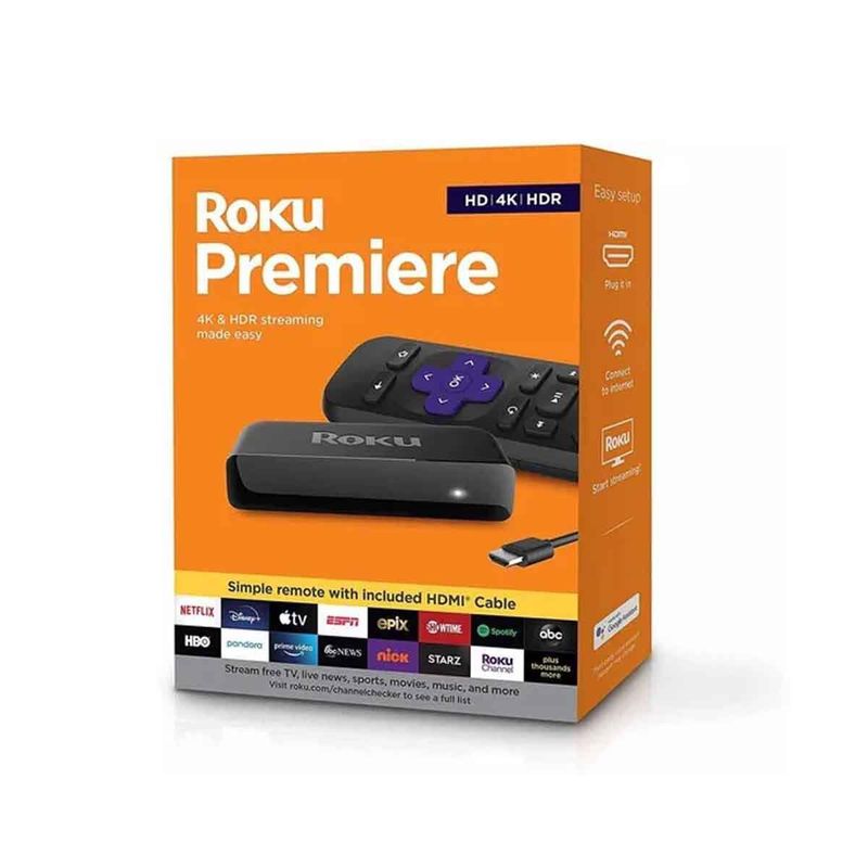 ROKU - Roku premiere 4k & hdr uhd convierte tv en smart