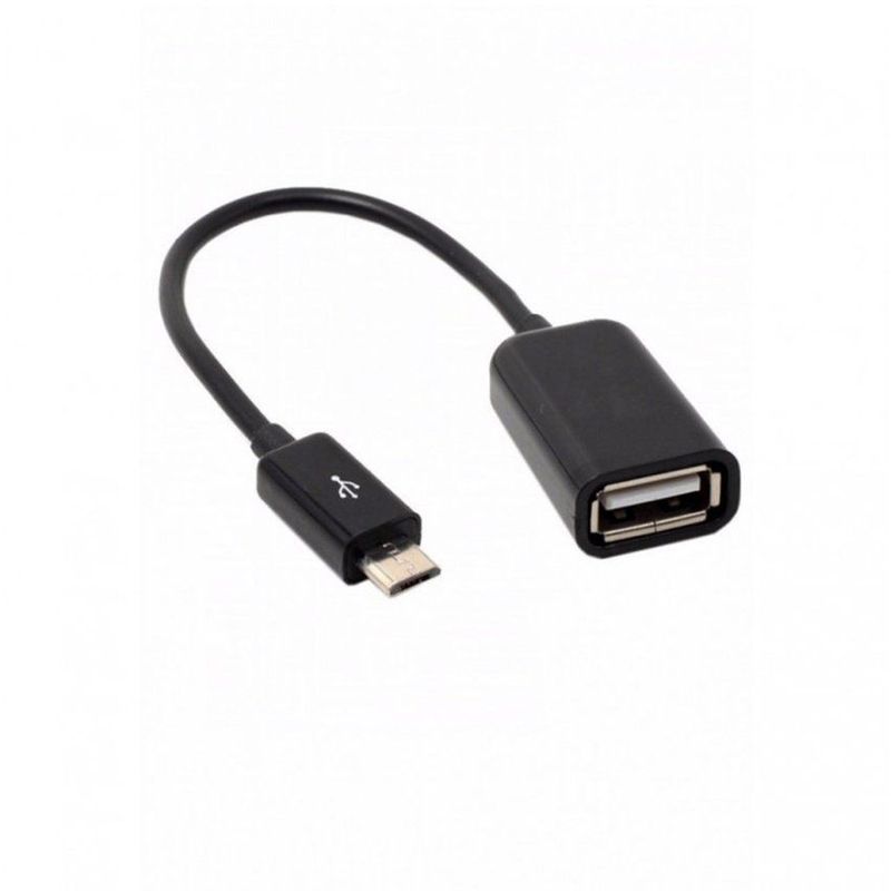 GENERICO - Cable otg puerto micro usb v8 para celulares