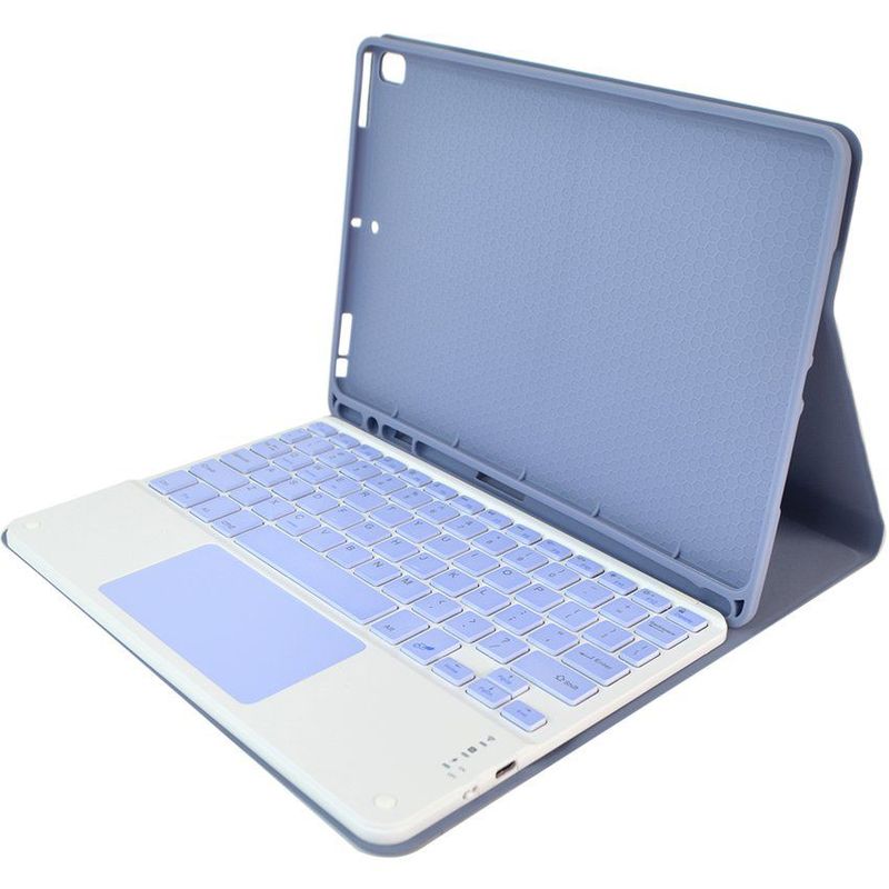 GENERICO - Funda estuche smartcase con teclado y mouse para ipad 9.7
