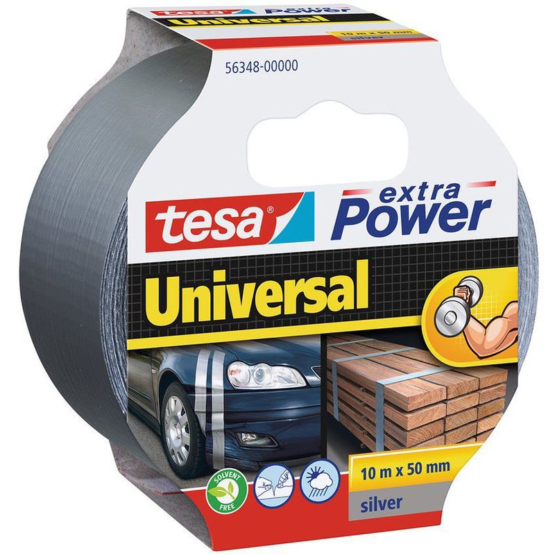 TESA - Cinta ducto gris 50mm x 10m extra power duct tape