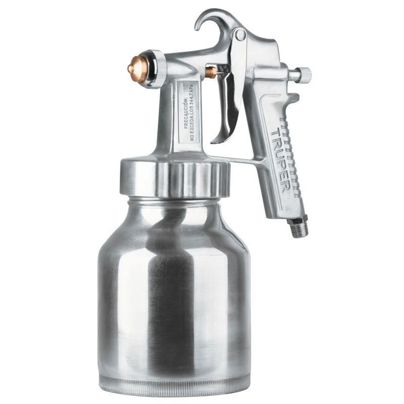 TRUPER - Pistola Para Pintar De Succión 1000 Ml, Boquilla 1.5 Mm Truper