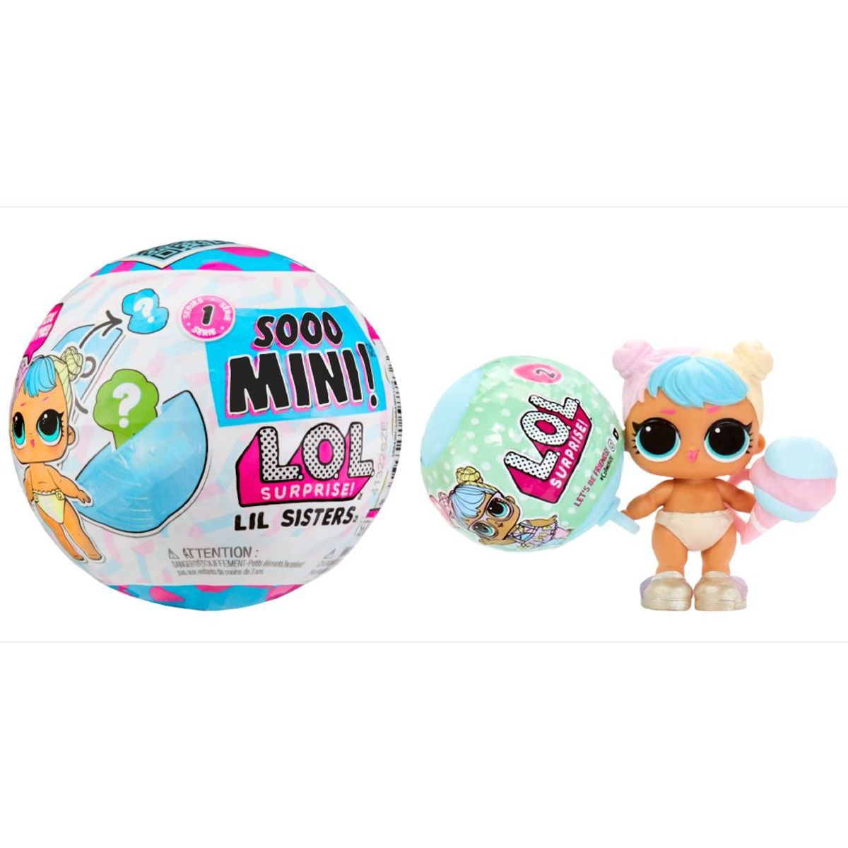 LOL SURPRISE - Muñeca Tot Lol Surprise Lil Sister 5 Sorpresas.