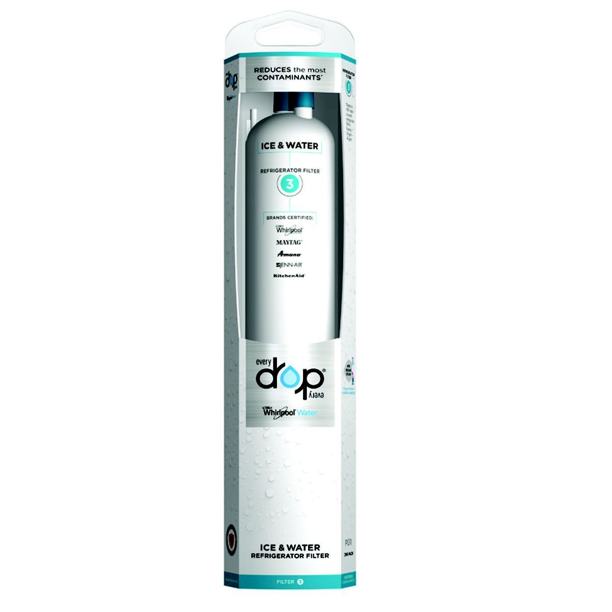WHIRLPOOL - Filtro De Agua Drop 3 Neveras Kitchenaid Whirlpool EDR3RXD1