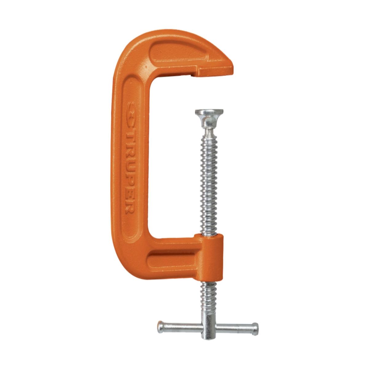 TRUPER - Prensa Tipo C Profesional De 3", Cuerpo De Hierro Nodular Truper
