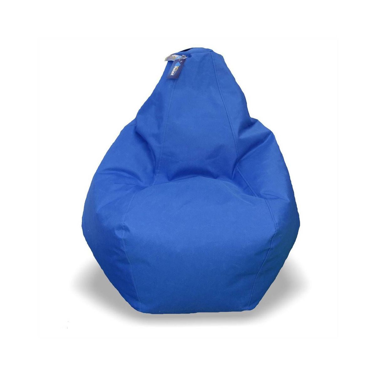 ESTILO RELAX - Silla Puff Pera Talla L - Azul - Cuerotex
