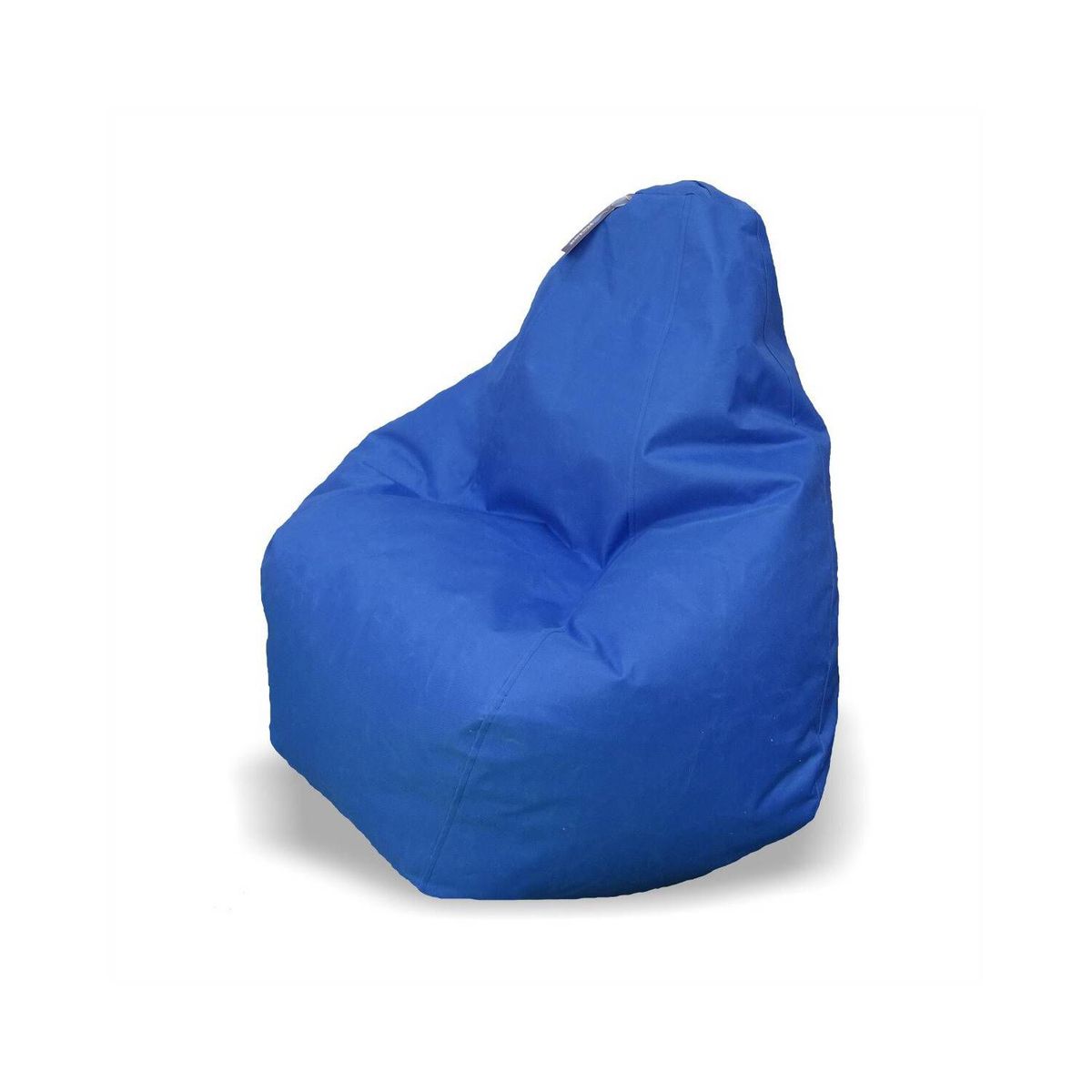 ESTILO RELAX - Silla Puff Pera Talla L - Azul - Cuerotex