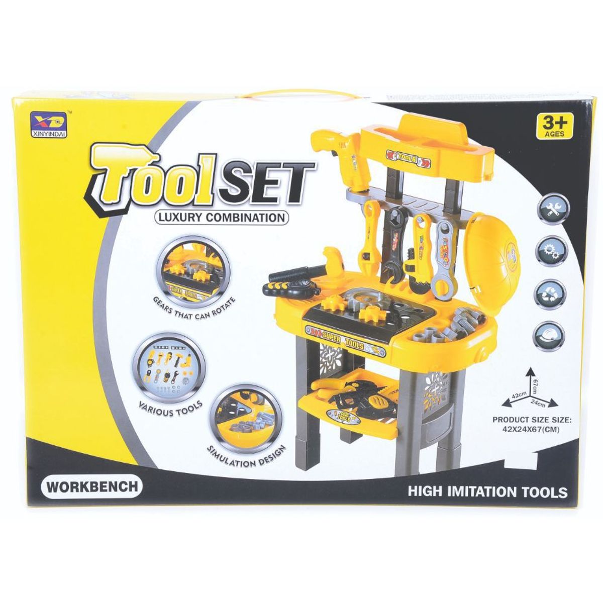 JUGUETELANDIA - SET HERRAMIENTAS LUXURY CAJA