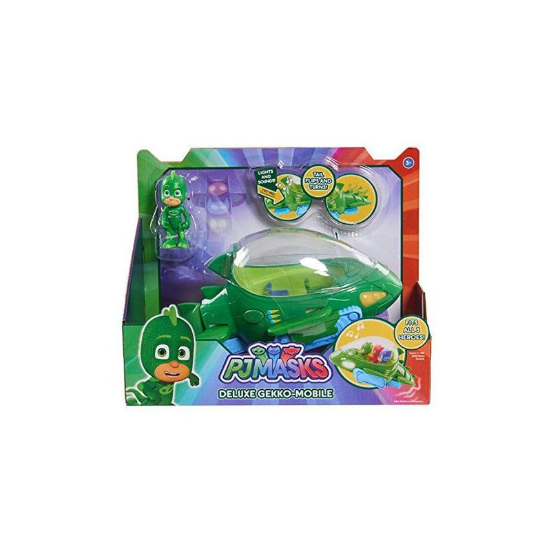 PJ MASKS - Juguete pj mask héroes en pijama vehiculo de lujo gecko