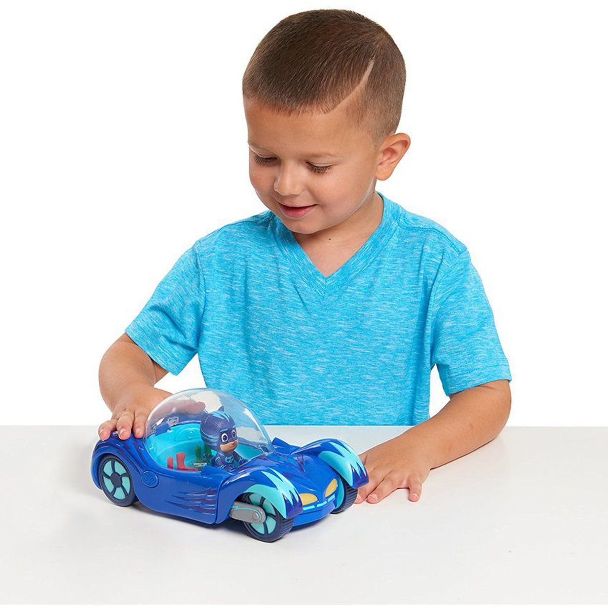 PJ MASKS - Vehiculo De lujo Juguete Pj Mask Héroes Pijama figura catboy