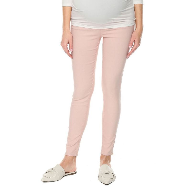 MOMS CLOSET - Pantalón Maternidad Bengalina Confort Palo Rosa Moms Closet.