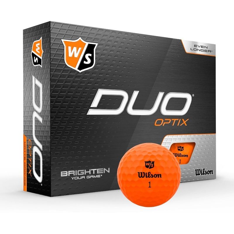WILSON - Pelotas De Golf Wilson Duo Optix 12 Unidades Naranja