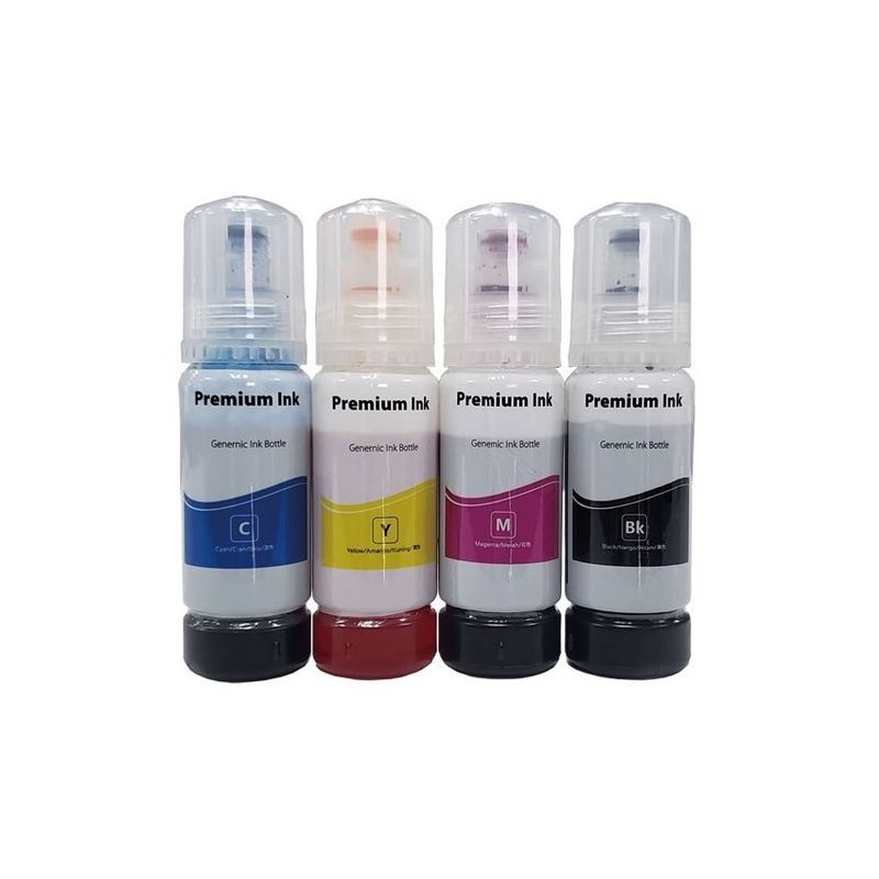 PREMIUM - Tinta 544 generica compatible con impresoras Epson L1110 L3110 L3150