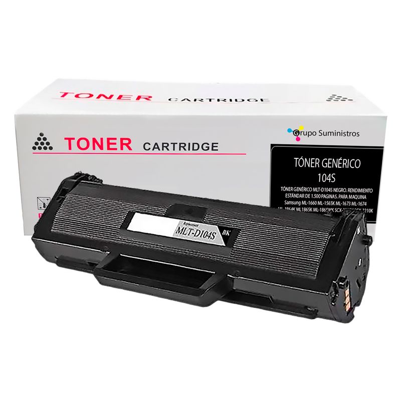 PREMIUM - Toner 104S generico para impresoras samsung Ml1660 SCX3200